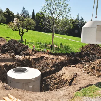 WYSS Reservoir wird gesetzt